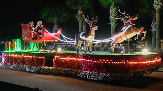 Holiday parades bring festive floats, sparkling lights and cheer across Brevard