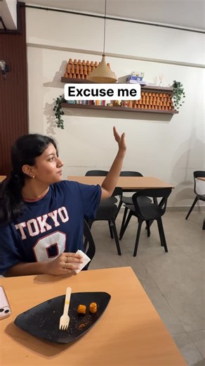 Chai Sutta Bar - Egmore on Instagram: "Not leaving a single bite of delicious food behind, but maybe the takeaway was overkill? 😂🥡 Solving the ‘too little to pack, too good to waste’ dilemma one bite at a time😉 📍Chai Sutta Bar Wellingdon Estate, 24, Ethiraj Salai, opposite Ethiraj College, Egmore, Chennai, Tamil Nadu 600008. [Foodie problems, Funny cafe reel, Zero waste, Customer service be like, No Crumbs Left, cafe humor, barista life, service industry problems, funny reels, tea lover, caf