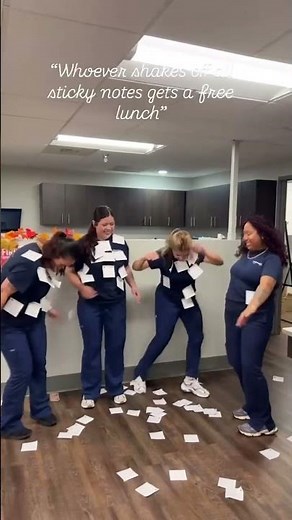 Sticky Note Challenge With COWORKERS! Fun Game To Play At Work