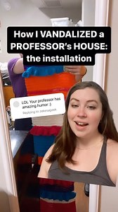 if you saw the last part, you know that my professor’s reaction is one of the best parts of this story. do you wanna hear it???? . . . . . . #yarn #fiber #fiberartist #yarnbombing #yarnbombers knitting knitters yarn yarnbombing #artsandcrafts #artsandcraftsmovement #knitting knit fiber art artist #storytime story time #email #emails #funny funny | Virginia K. Knits