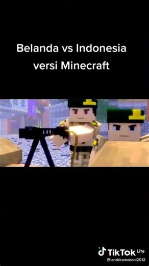 Belanda 🇳🇱 ⚔️ 🇮🇩 Indonesia versi Minecraft