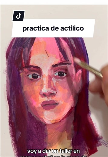 déjenme un comentario si quieren saber más del taller!! #paint #acrylicpainting