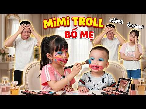 MiMi and MiLo Troll Parents with Full-Face Makeup 😂 When Summer Break Kids Attack, Parents Are He...