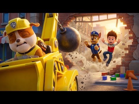 Patrulla Canina: ¡RUBBLE DESTRUYE LA CIUDAD! 🏗️💥 Fuera de Control | Pánico