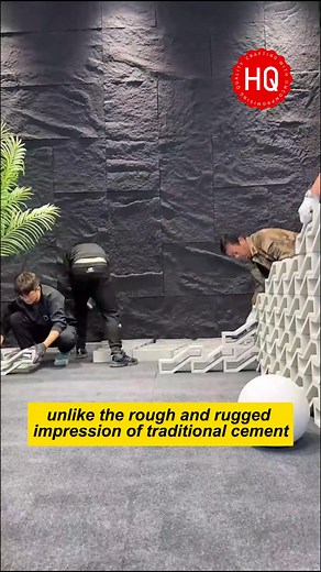 6.1K views · 45 reactions | Cement partition wall #buildingmaterials #wallpanel #construction #architecture #interiordesign #renovation #homeImprovement #sustainablebuilding #concrete #diyprojects #moderndesign #decor #harmercoverings #stonedesignwal | Lgnisbuildus | Facebook