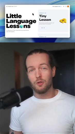 Google’s Little Language Lessons teaches 40 languages with custom vocab, slang guides, and visual flashcards for free.