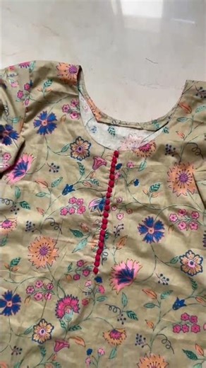 Traditional Kurti with Modern Twist | Daily Wear Inspiration #shorts