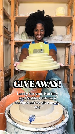 Diana the Potter on Instagram: "It’s the holidays and it time for a G I V E A W A Y ! 🥳 I’ve been working with these @giffingrip Drape Form by @hartleyandnoble and I must say I love them. They are officially my planter plate form, and I’ve even been playing with other ways to utilize this shape. More to come on that soon! Yes, I can easily throw a plate, but I really love is that it keeps my plates uniformed, and I can hire help in studio to make the same exact shape. Leaving me open to work on