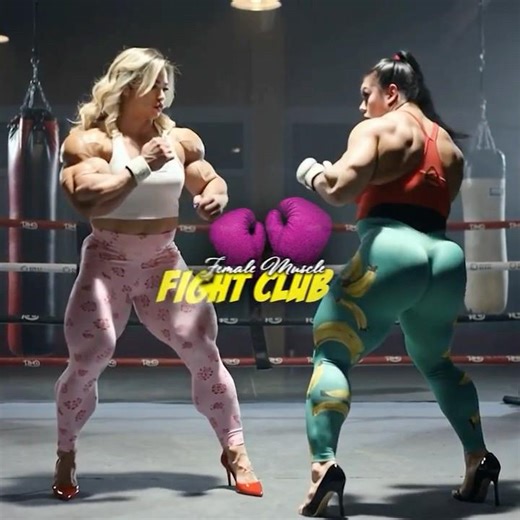 The Best Knockouts 🥊😱 from Female Muscle Fight Club 👊