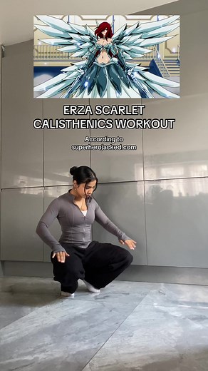 Erza Scarlet Calisthenics Workout - Full Body Gym Routine