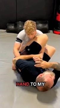 Scissor Sweep from Knee Shield - Dealing with Strong Posture #shorts