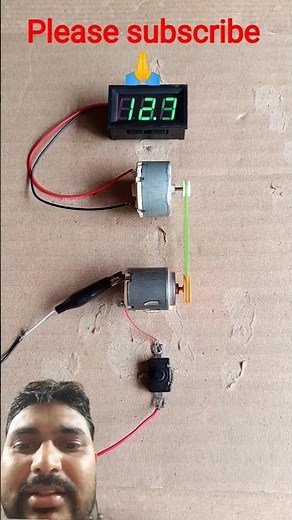Convert Mechanical Energy To Electricity Energy Using Belt - Pulley & DC Motor😱💡💡#generator #energy