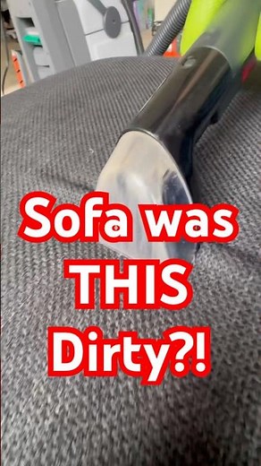Professional Sofa Deep Clean | Satisfying Dirty-to-Clean Results