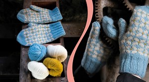 Sticka mönstrade vantar – gratis stickmönster