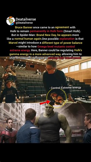 💥 Banner’s Secret Upgrade? The End of Permanent Hulk Form #shorts #marveldetails #mcu
