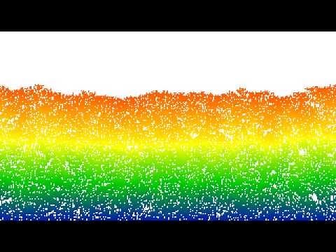 Surface growth model, average diffusion.