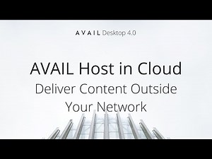 Introduction to AVAIL Host in Cloud