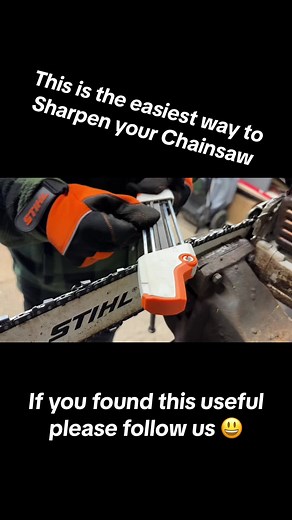 Easiest Way to Sharpen Your Chainsaw Chain! Step-by-Step Tutorial