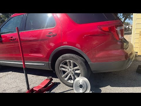 2016 Ford Explorer Rear Brakes and Rotor replacement