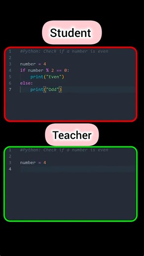 Teacher’s Code vs Student’s Code💀#Relatable#teacher#students#coding#programming#shorts#school#2026