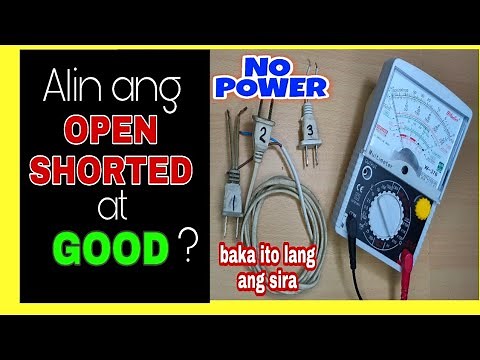 How to Check AC Cord/Power Cord/Extension Cord using Multimeter?