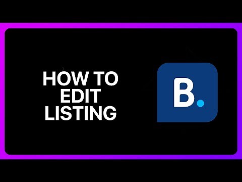 How To Edit Booking.com Listing Tutorial