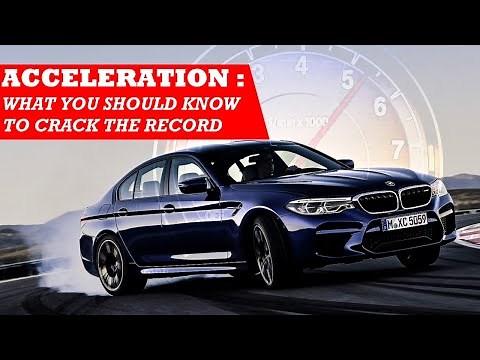 Acceleration from 0 to 60 mph: what you should know to crack the record