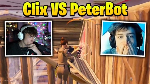 Clix VS PeterBot 4v4 Box Fights