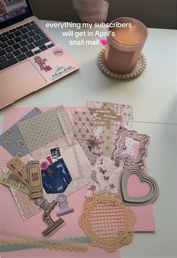I wanted this month to feel like a mini scrapbook kit, inspired by whimsical feels and sisterhood of the travelling pants 🥹 I always design these editions with what you girlies would want and what I would love to see if I was subscribing! Link is in bio if you’d like to sign up, spaces are limited! #snailmail #sidehustle #smallbusiness #scrapbook #scrapbooking