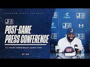2025 Post-Game Press Conference vs Hampton | T.C. Taylor, Ahmad Miller, and Quincy Ivory