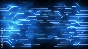 Technology background with arrow animation. direction arrow animation. Neo 4K Digital Data moving on Circuit Board and CPU 4K backgrounds. Computer Processing and organizing data. Stock Video