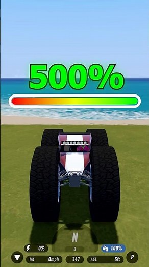 Dune Buggy w. Monster Truck Wheels!