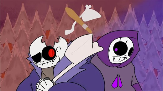 【Undertale动画/中字】 𝐇𝐨𝐫𝐫𝐨𝐫 𝐕𝐒 𝐒𝐜𝐫𝐨𝐮𝐧𝐝𝐫𝐞𝐥 （BY：Novayxe Animations）