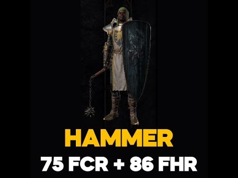 🔨 Hammerdin DIABLO 2 GOD MODE | 75 FCR ⚡ + 86 FHR 🛡️ | Endgame Setup 💥