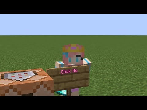 Minecraft 1.18.2: How To Make Clickable Signs