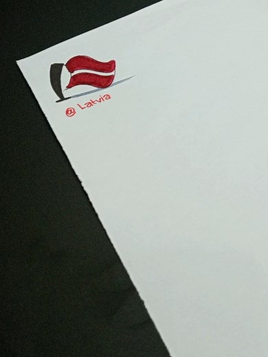 Simple Art Ideas: Drawing Flags Around the World