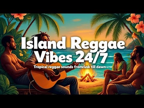 Beach Night Reggae 🌴 Mellow Island Rhythms for Late Night Chill Sessions 🌙