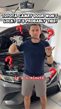 Toyota Camry Door Lock Actuator Replacement