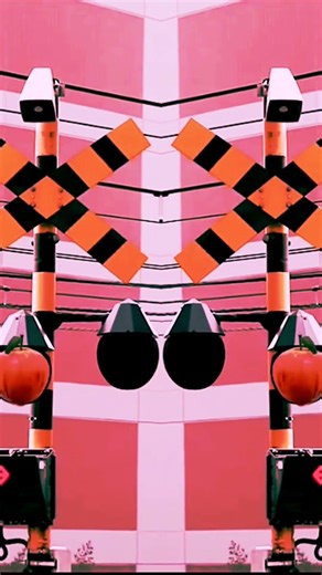 apple Railroad crossing drawn 🍎🤓😝🍏#shots #youtube #reels