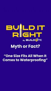 Waterproofing solutions are not one-size-fits-all; different projects require tailored approaches. BUILDRITE is here to help you select the right waterproofing for your specific needs. Watch this short video for essential guidelines and factors to consider when choosing the best waterproofing for your project. Keep your home dry with BUILDRITE BLOCKOUT waterproofing. For a detailed explanation, check the comments below! #Buildrite #WeKnowWaterproofing #Waterproofing #HomeProtection #LeakProof #W