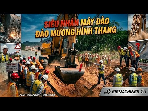 🏗️EXPERT! Why This Excavator Operator is the King of Trapezoidal Ditche🚧