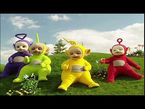 Teletubbies Running and Windmill Scene (50fps)