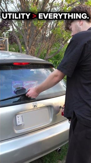 The ONLY reason to own a Split Hatch. #jdm #hondacivic #vtec #egcivic