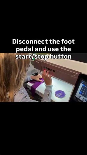 Sewing Made Safe for Kids | Janome Start/Stop Button Demo