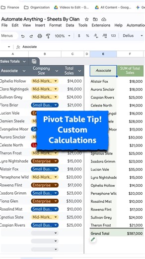 Skip the helper column and do custom calculations directly in your Pivot Table in Google Sheets!