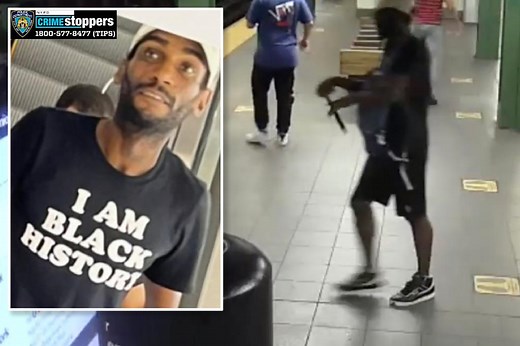 Cops release disturbing video of random hammer attack in NYC subway