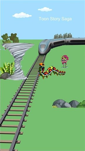 Tornado 🌪️ | Tornado Cartoon | Tornado meets butterfly