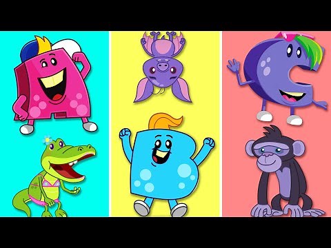 Learn Alphabets A to Z | ABC Monsters | Cartoons for Kids