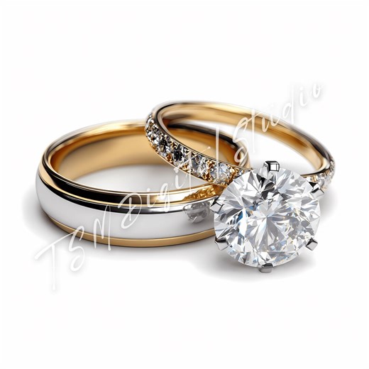 15 Wedding Ring Clipart I High Quality Pngs | Digital Download | for Weddings, Cards, Wall Art, Crafts and More. Commercial Use - Etsy