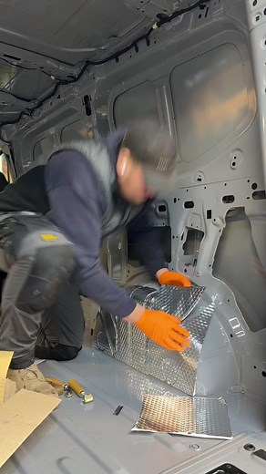 Sound Deadening a Ford Transit Custom Arch